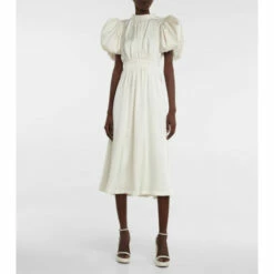 Rotate Birger Christensen Bridal Noon Midi Dress