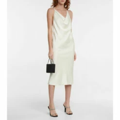 Rotate Birger Christensen Bridal Grace Satin Slip Dress