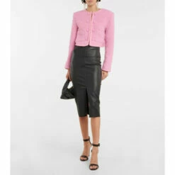 Rotate Birger Christensen Mie Cropped Bouclé Jacket