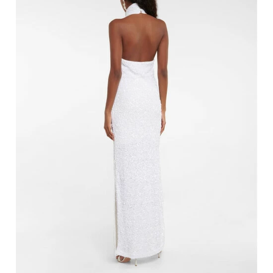 Rotate Birger Christensen Bridal Kasia Sequined Maxi Dress - Image 2