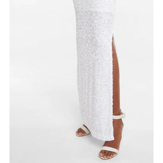 Rotate Birger Christensen Bridal Kasia Sequined Maxi Dress - Image 4