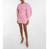 Rotate Birger Christensen Darleena Bouclé Minidress