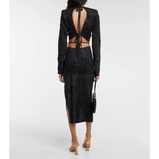 Rotate Birger Christensen Knit Crop Top - Image 2