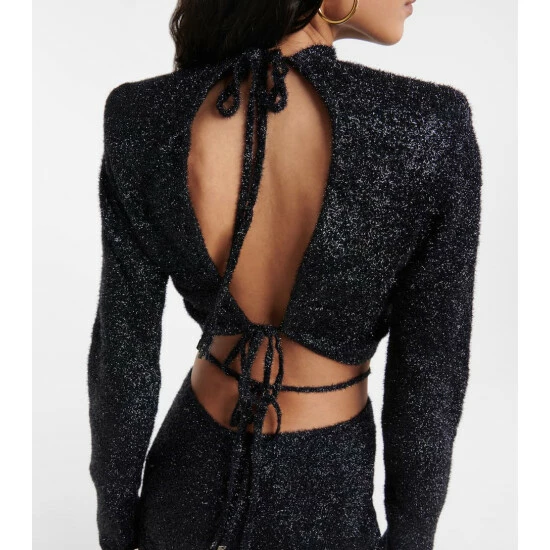 Rotate Birger Christensen Knit Crop Top - Image 4