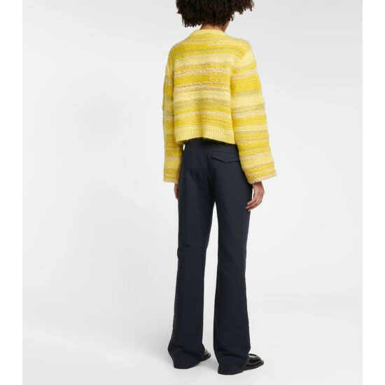 Dorothee Schumacher Playful Texture Striped Wool-blend Sweater - Image 2