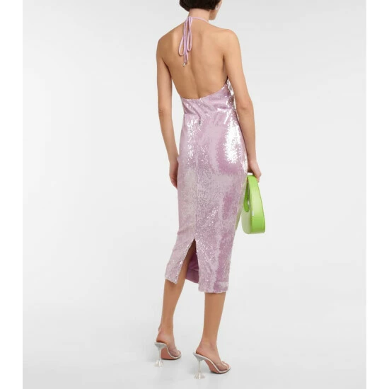 Rotate Birger Christensen Sequined Midi Skirt - Image 2