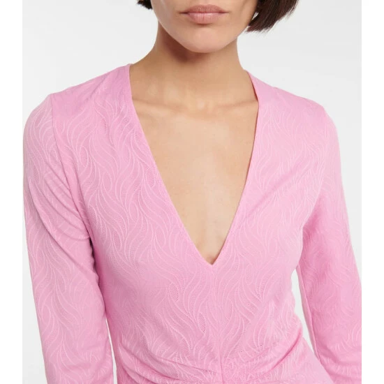 Rotate Birger Christensen Lace Midi Dress - Image 3