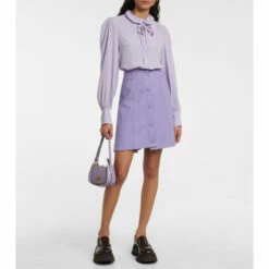 Dorothee Schumacher Modern Flow Tie-neck Blouse