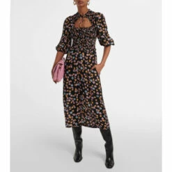 Dorothee Schumacher Floral Midi Dress