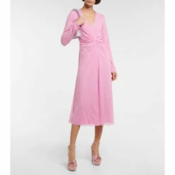 Rotate Birger Christensen Lace Midi Dress