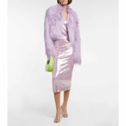 Rotate Birger Christensen Faux Fur Jacket