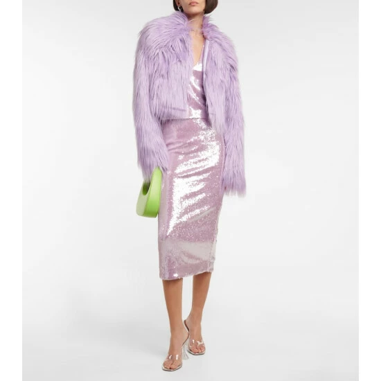 Rotate Birger Christensen Faux Fur Jacket