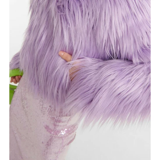 Rotate Birger Christensen Faux Fur Jacket - Image 4