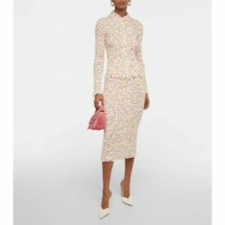 Dorothee Schumacher Floral Plissé Top