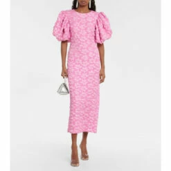 Rotate Birger Christensen Ruby Jacquard Maxi Dress