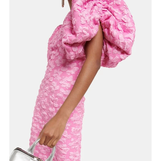 Rotate Birger Christensen Ruby Jacquard Maxi Dress - Image 4