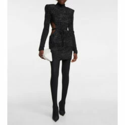 Rotate Birger Christensen Atti Cutout Knit Minidress