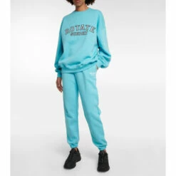 Rotate Birger Christensen Iris Logo Cotton Sweatshirt