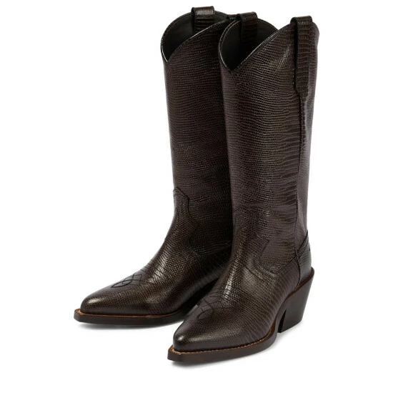 Dorothee Schumacher Leather Cowboy Boots - Image 4