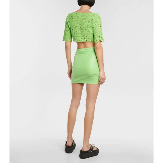 Rotate Birger Christensen Margaritta Ruched Miniskirt - Image 2
