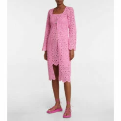 Rotate Birger Christensen Kwamie Crochet Beach Cover-up