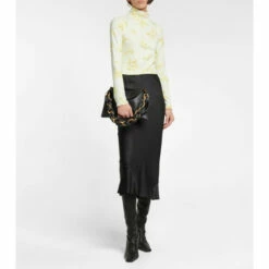 Dorothee Schumacher Sense Of Shine Silk-blend Midi Skirt