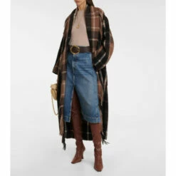 Dorothee Schumacher Checked Comfort Wool-blend Coat