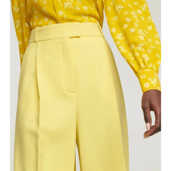 Dorothee Schumacher High-rise Wide-leg Wool-blend Pants - Image 3