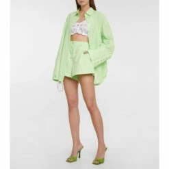 Rotate Birger Christensen Lipy Cotton Poplin Shirt