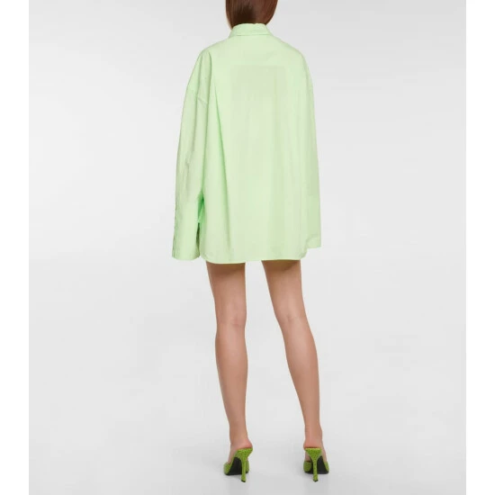 Rotate Birger Christensen Lipy Cotton Poplin Shirt - Image 2