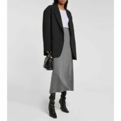 Dorothee Schumacher Modern Statements Wool-blend Midi Skirt