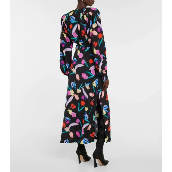 Rotate Birger Christensen Marisol Floral Wrap Dress - Image 2