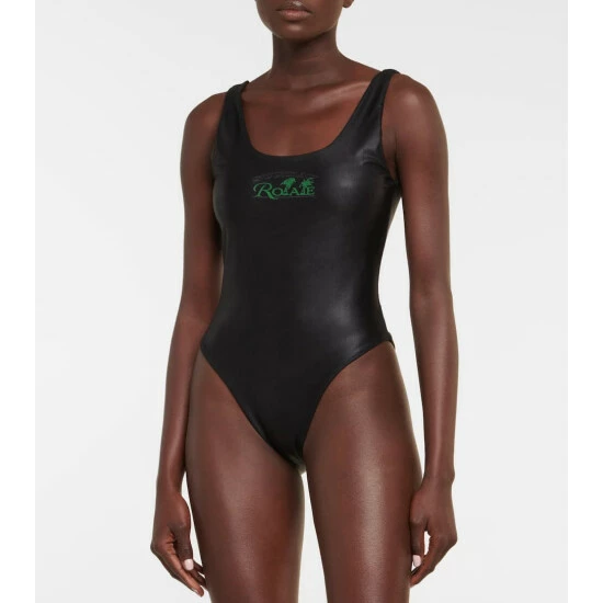 Rotate Birger Christensen Cismione Logo Swimsuit