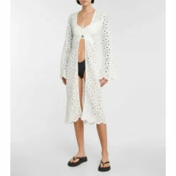 Rotate Birger Christensen Kwamie Crochet Beach Cover-up