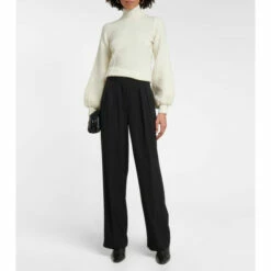 Dorothee Schumacher Bold Structure Wool And Cashmere Sweater