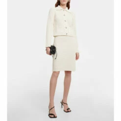 Dorothee Schumacher Modern Textures Crochet Pencil Skirt