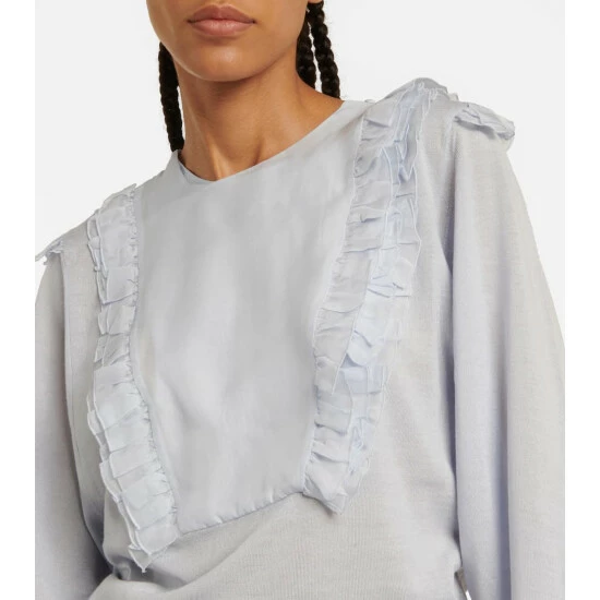 Dorothee Schumacher Essential Ease Wool And Silk Sweater - Image 3