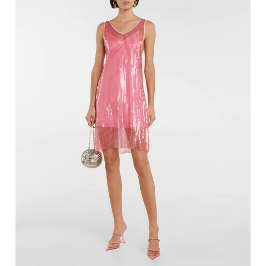 Rotate Birger Christensen Kathlen Sequined Minidress