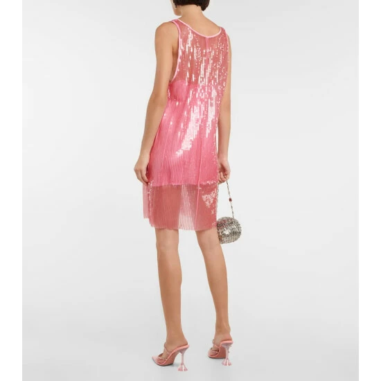 Rotate Birger Christensen Kathlen Sequined Minidress - Image 2