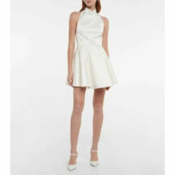 Rotate Birger Christensen Bridal Cora Satin Minidress