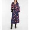 Dorothee Schumacher Floral Freedom Silk Crêpe De Chine Midi Dress