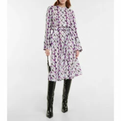 Dorothee Schumacher Fluid Graphics Printed Midi Dress