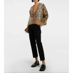 Dorothee Schumacher Leopard-print Mohair-blend Cardigan