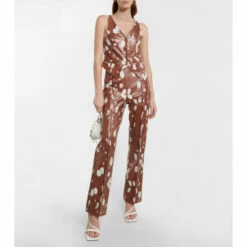 Rotate Birger Christensen Robyn Straight Faux Leather Pants