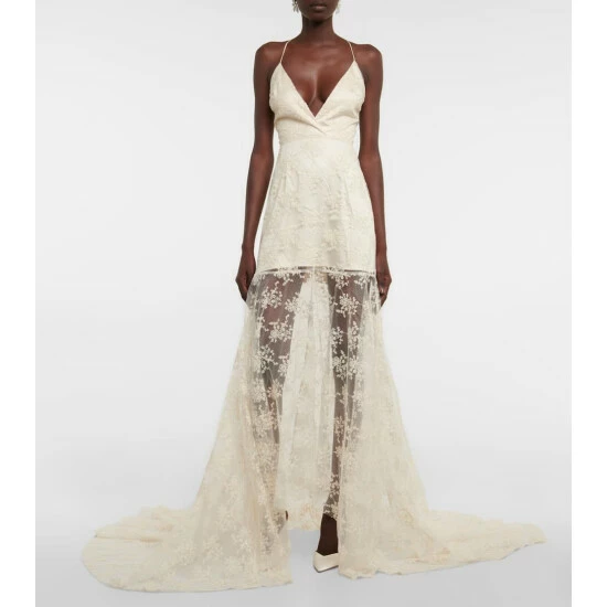 Rotate Birger Christensen Bridal Miley Lace Gown