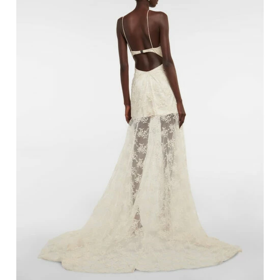 Rotate Birger Christensen Bridal Miley Lace Gown - Image 2