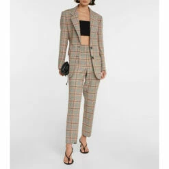 Dorothee Schumacher Modern Heritage Checked Single-breasted Blazer