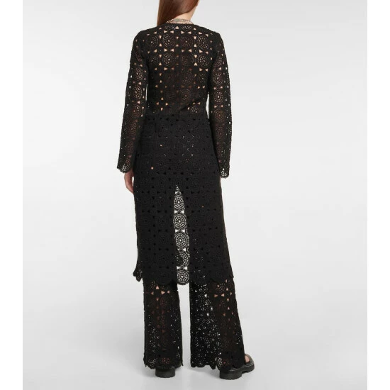 Rotate Birger Christensen Kwamie Crochet Cardigan - Image 2