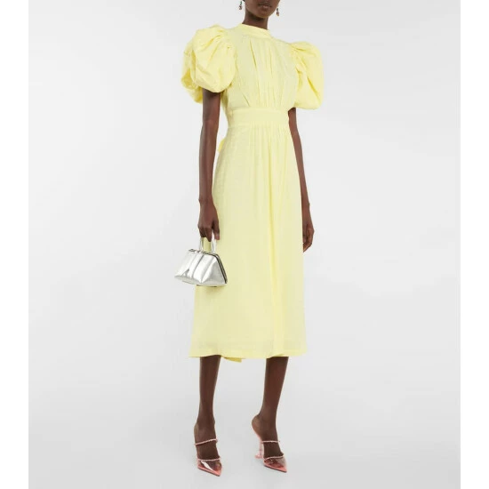 Rotate Birger Christensen Noon Open-back Midi Dress