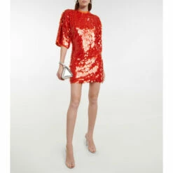 Rotate Birger Christensen Jasy Sequined Minidress
